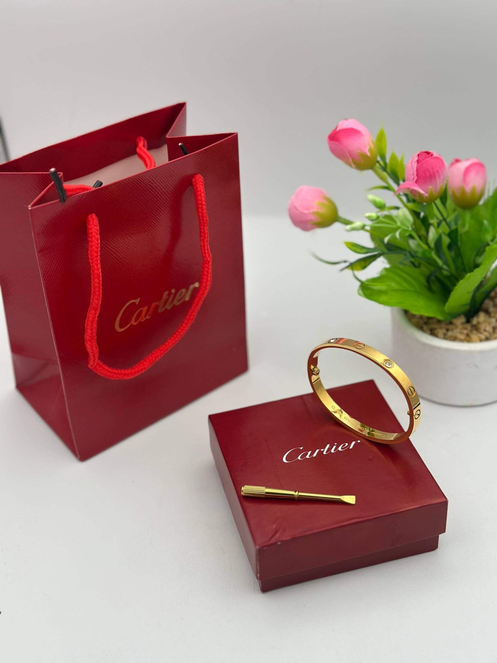 BRACELET CARTIER LOVE TOURNE VICE - الصورة 3